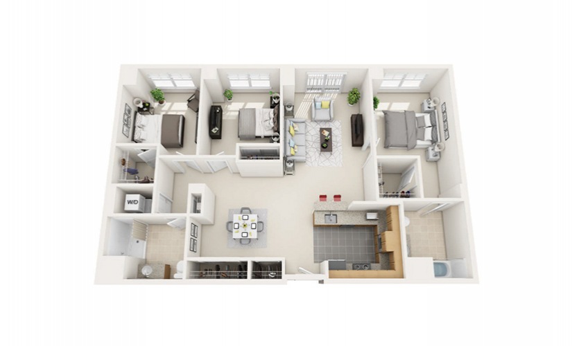 Woodland Station Longwood Floorplan