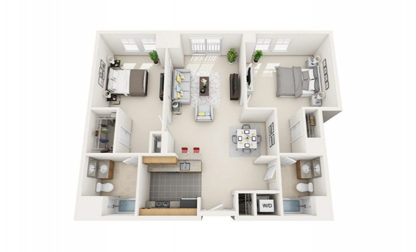 Available one, two or three bedroom apartments in Newton, MA Woodland Station