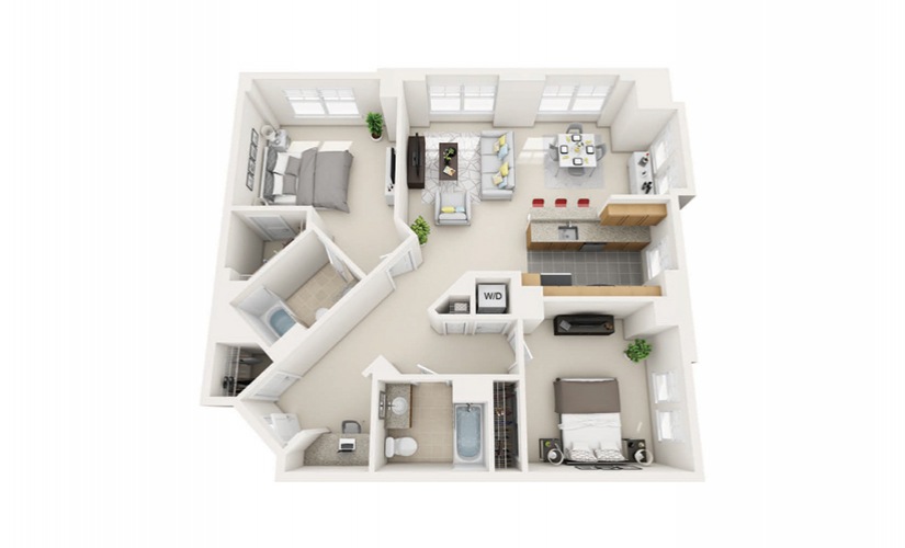 Woodland Station Fenway Floorplan